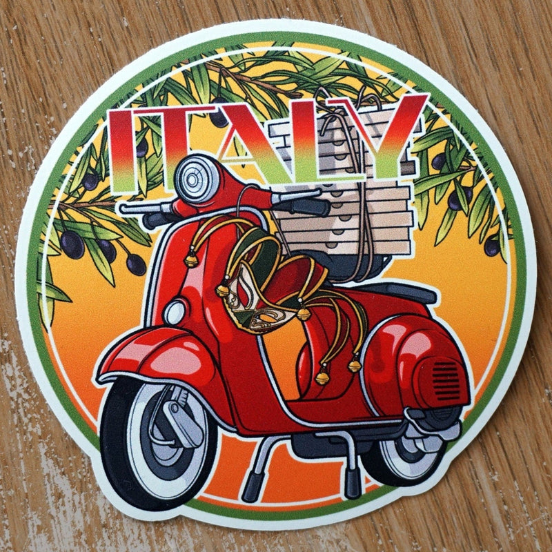 Italy Vinyl Sticker