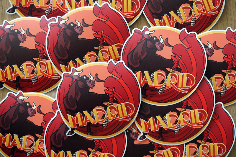 Madrid Spain Vinyl Sticker
