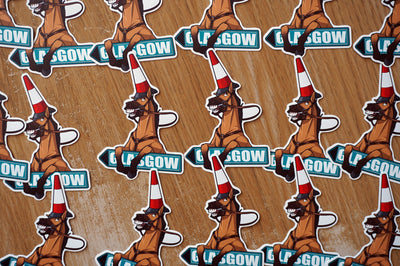 Glasgow Scotland Vinyl Sticker