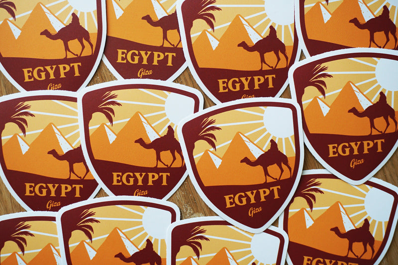 Giza Egypt Vinyl Sticker