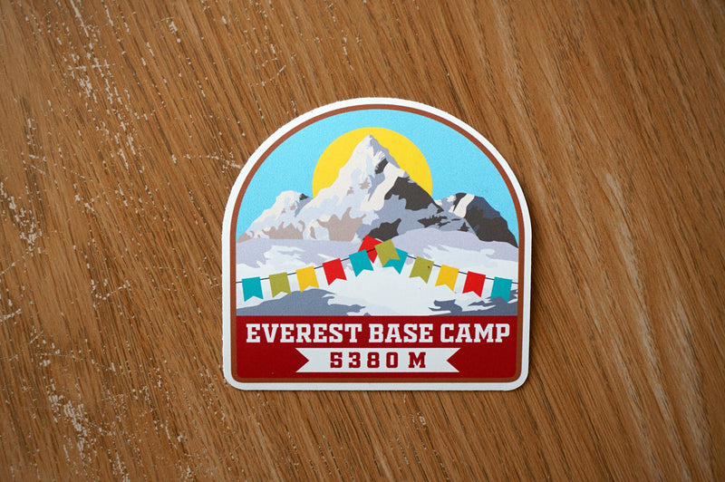 Everest Base Camp Vinyl Sticker