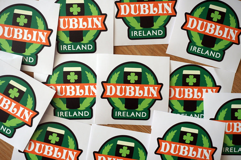 Dublin Ireland Vinyl Sticker