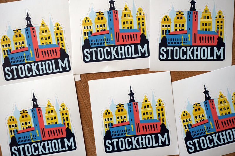Stockholm Sweden Vinyl Sticker