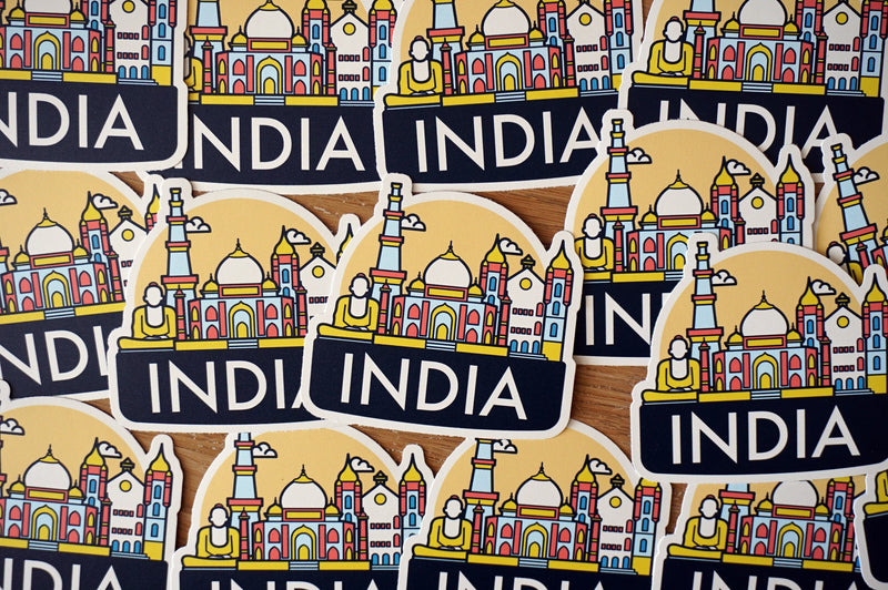 India Vinyl Sticker