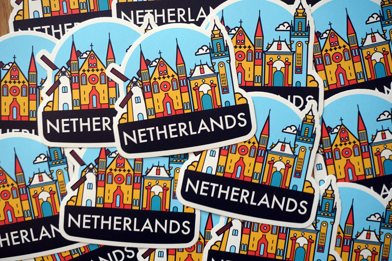 The Netherlands Vinyl Sticker
