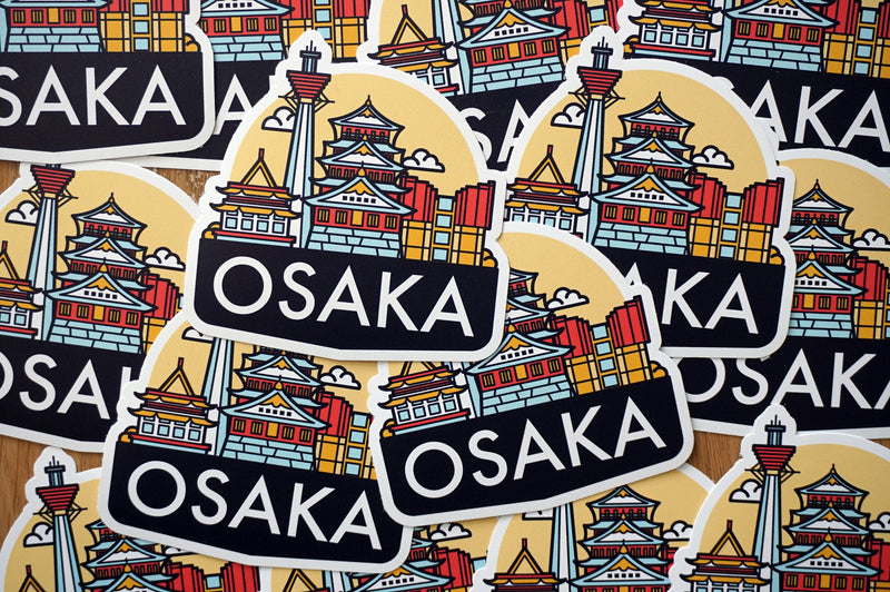 Osaka Japan Vinyl Sticker