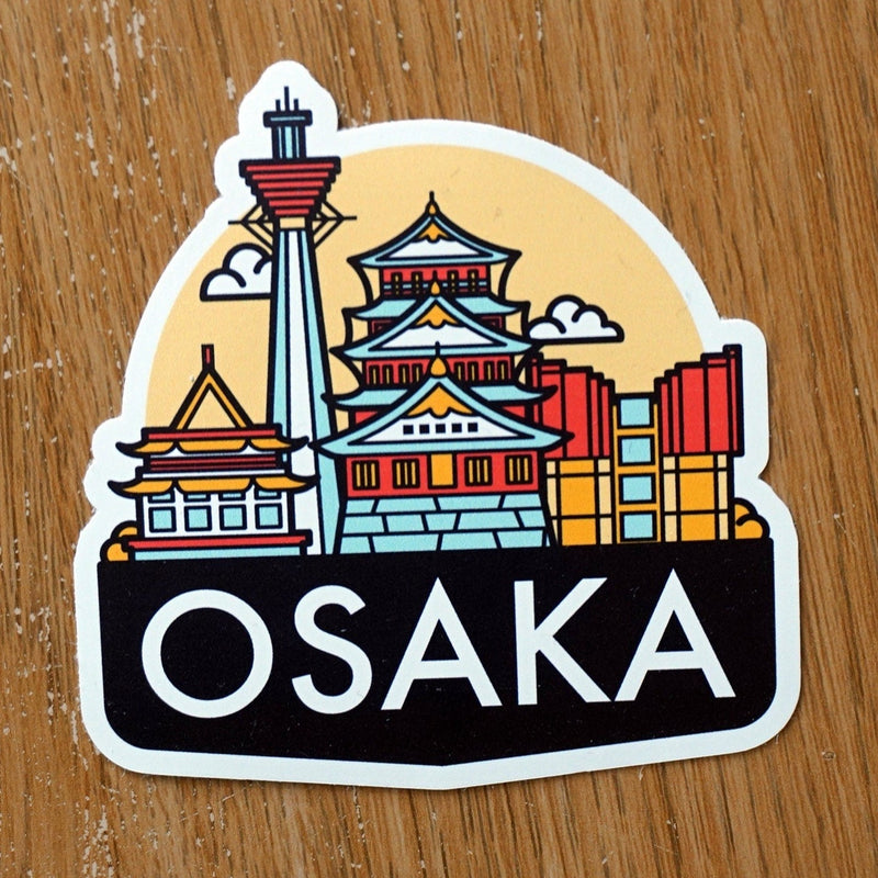 Osaka Japan Vinyl Sticker