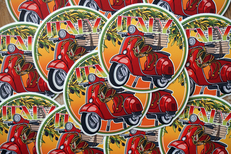 Italy Vinyl Sticker