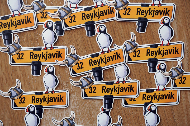 Reykjavik Iceland Vinyl Sticker