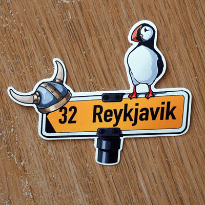 Reykjavik Iceland Vinyl Sticker