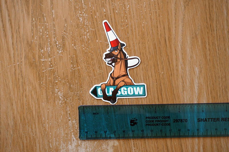 Glasgow Scotland Vinyl Sticker