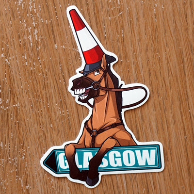 Glasgow Scotland Vinyl Sticker