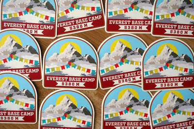 Everest Base Camp Vinyl Sticker