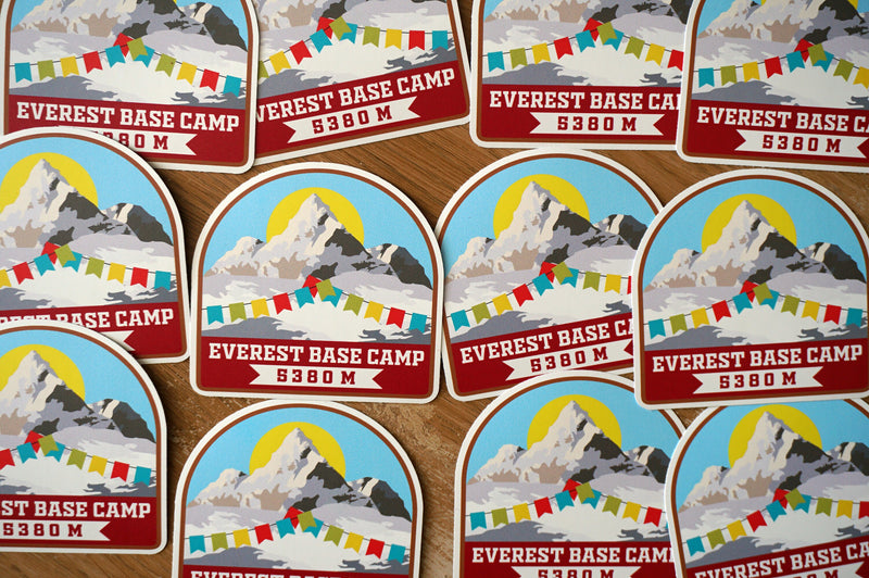 Everest Base Camp Vinyl Sticker
