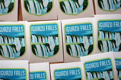 Iguazu Falls Vinyl Sticker