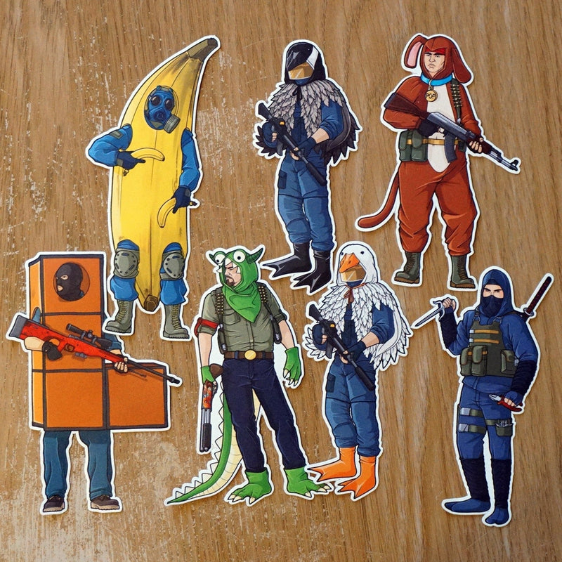 Counter Strike Halloween Vinyl Stickers