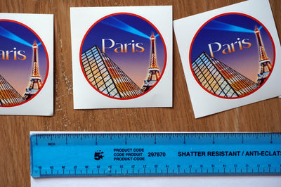 Paris France Vinyl Sticker