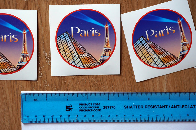 Paris France Vinyl Sticker
