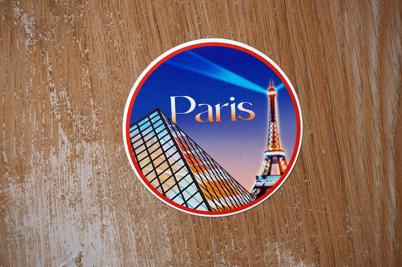 Paris France Vinyl Sticker