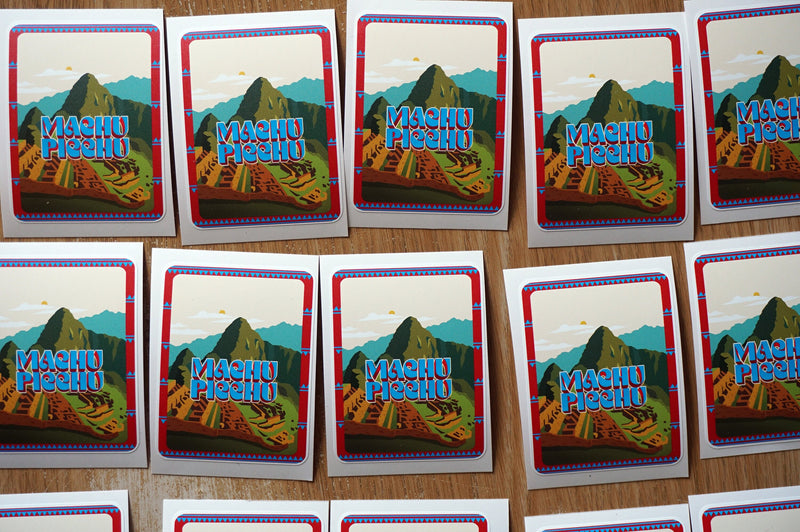 Machu Picchu Vinyl Sticker
