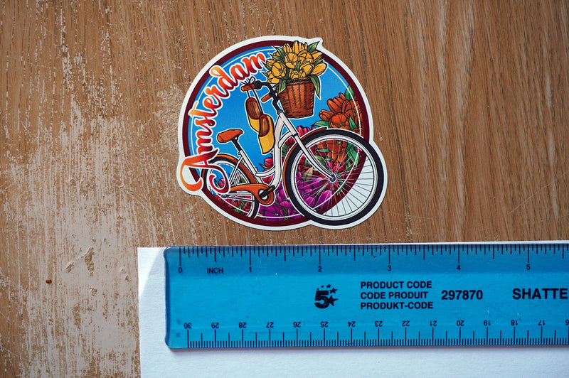 Amsterdam, The Netherlands Vinyl Sticker