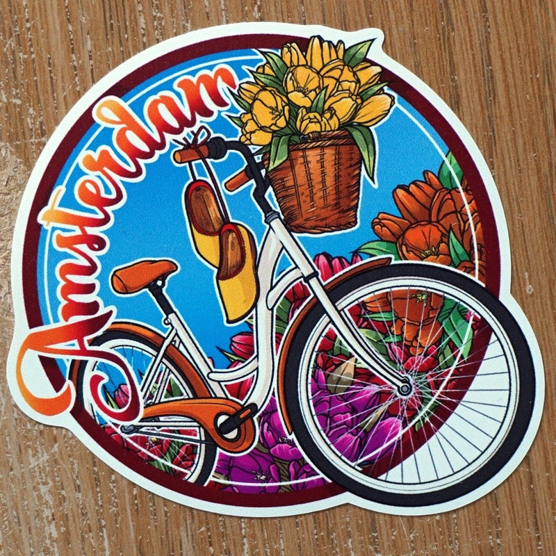 Amsterdam, The Netherlands Vinyl Sticker