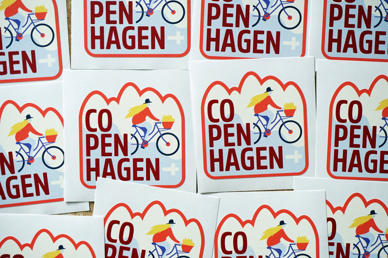 Copenhagen Denmark Vinyl Sticker