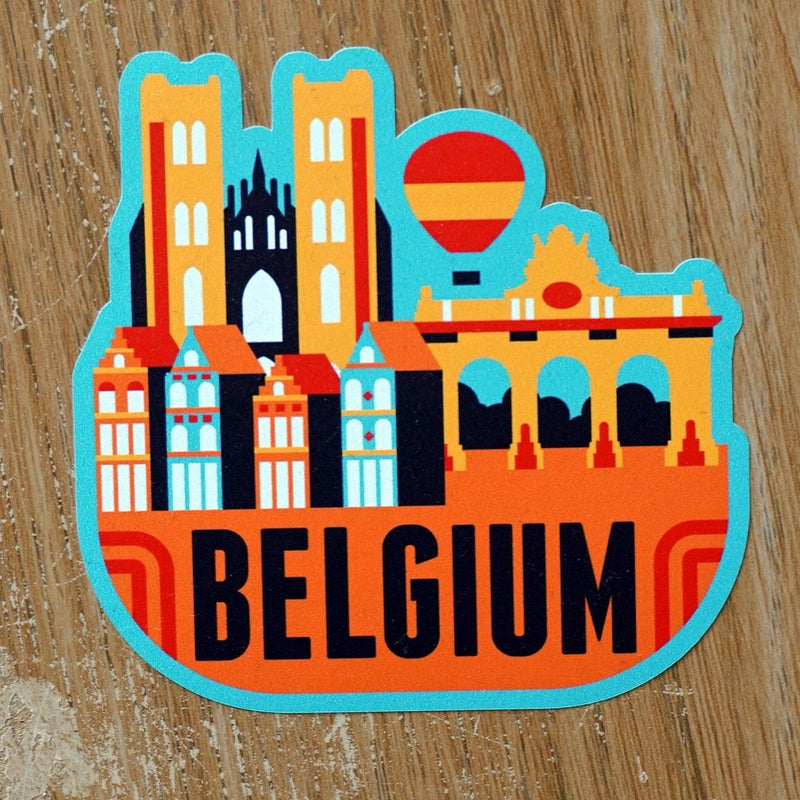 Belgium Vinyl Sticker