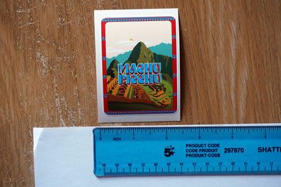 Machu Picchu Vinyl Sticker