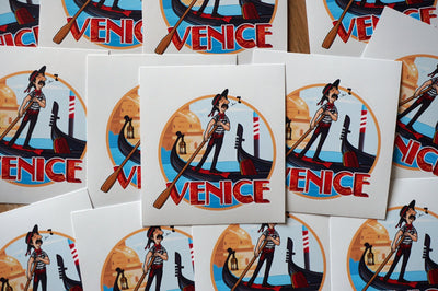 Venice Italy Vinyl Sticker
