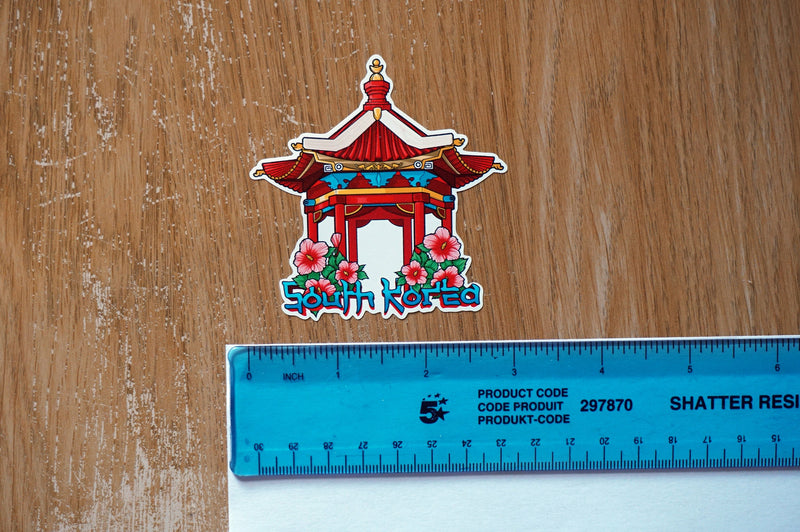 South Korea Vinyl Sticker