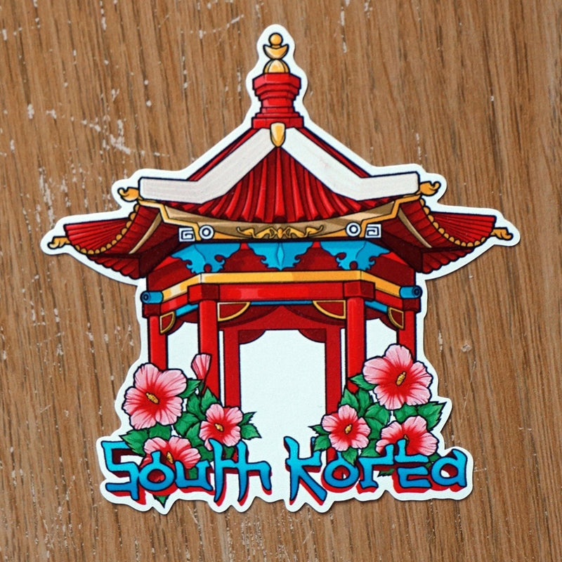 South Korea Vinyl Sticker