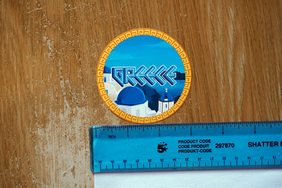 Greece Santorini Vinyl Sticker