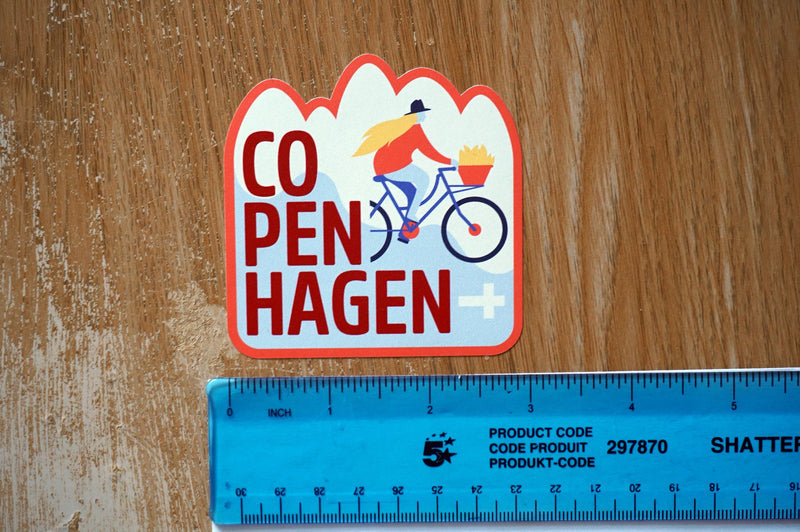 Copenhagen Denmark Vinyl Sticker