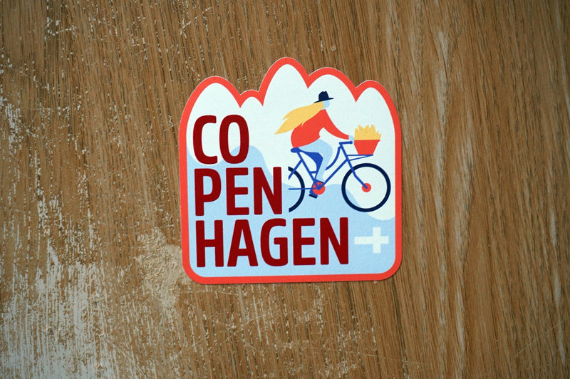 Copenhagen Denmark Vinyl Sticker