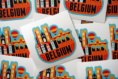 Belgium Vinyl Sticker