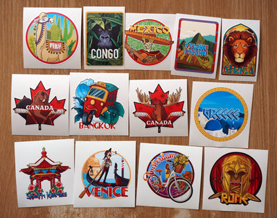 Greece Santorini Vinyl Sticker