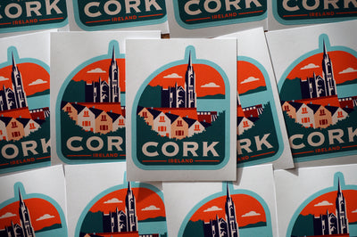 Cork Ireland Vinyl Sticker