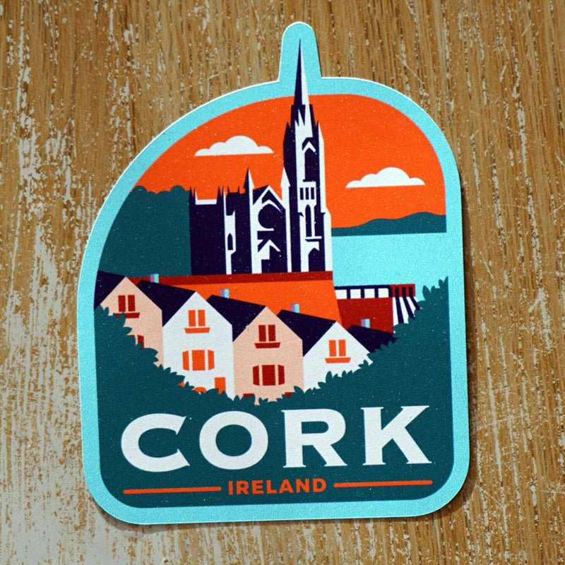 Cork Ireland Vinyl Sticker