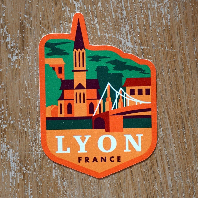 Lyon France Vinyl Sticker