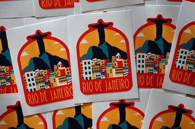 Rio De Janeiro Brazil Vinyl Sticker