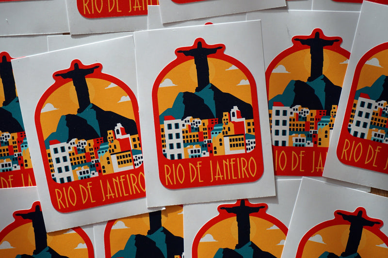 Rio De Janeiro Brazil Vinyl Sticker