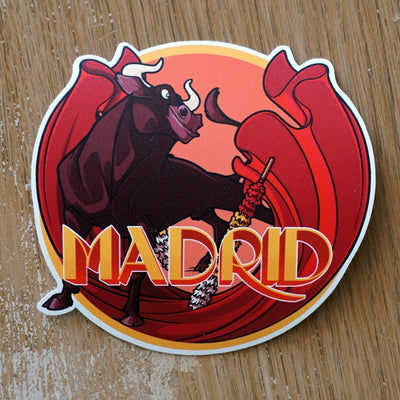 Madrid Spain Vinyl Sticker