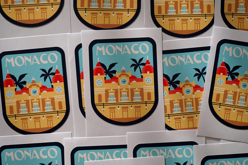 Monaco Vinyl Sticker