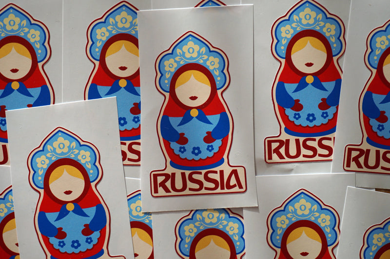 Russia Vinyl Sticker
