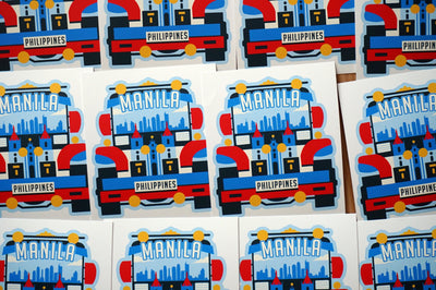 Manila Philippines Vinyl Sticker
