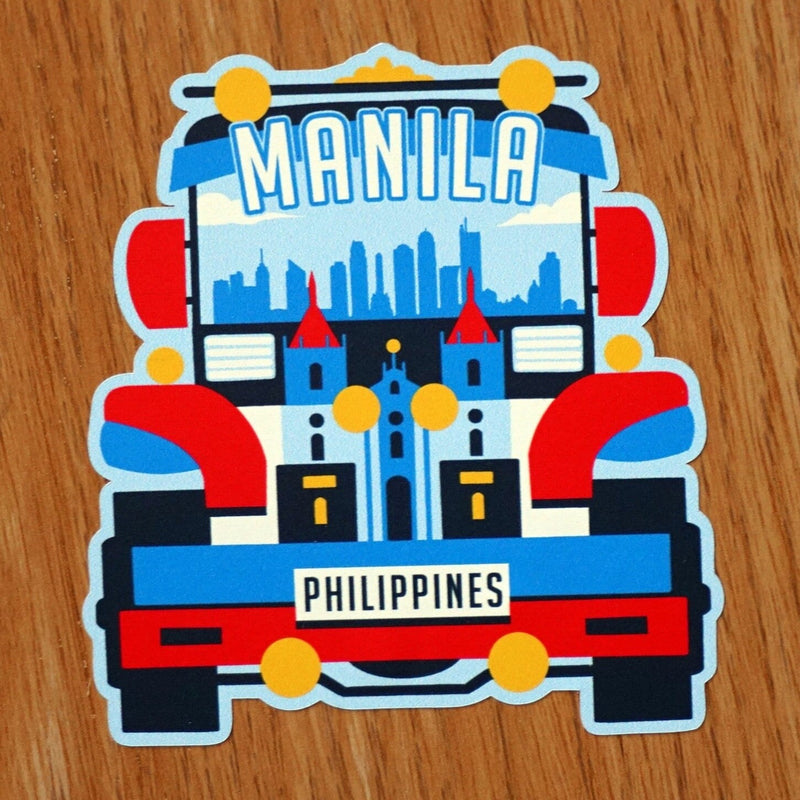 Manila Philippines Vinyl Sticker