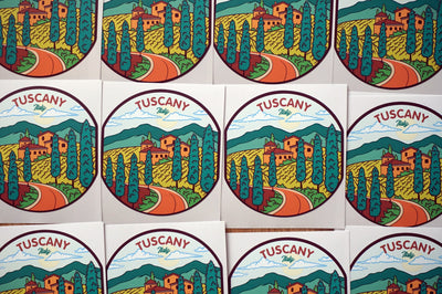Tuscany Italy Vinyl Sticker