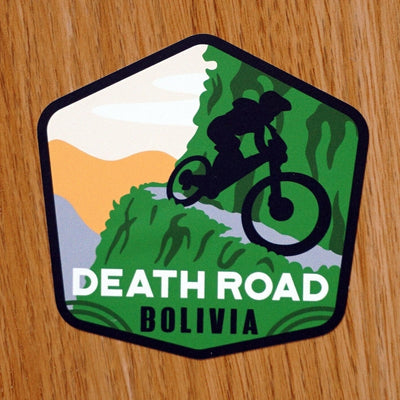 Death Road Bolivia Vinyl Sticker