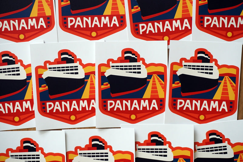 Panama Vinyl Sticker